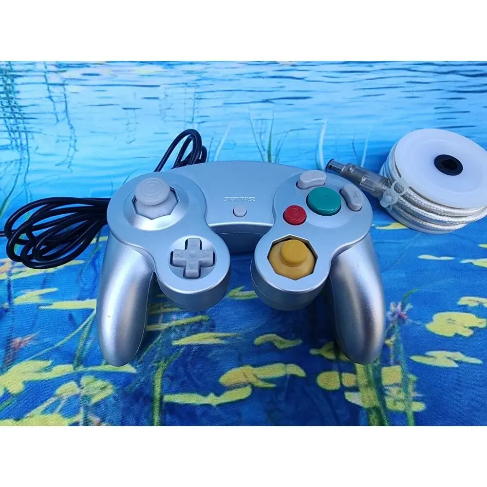 Wired Controller Gamepad For Nintendo GameCube GC & Wii U Console W/ Extension